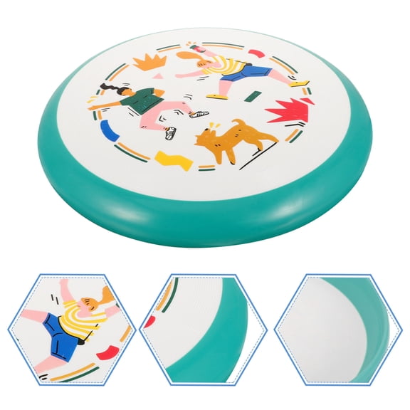 FENGGUIQU funny flying disc Plastic Assorted Color 1Pack for outdoor activities