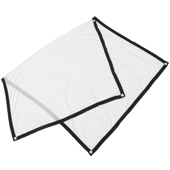 FENGGUIQU Portable Projector Screen, White Polyester, Indoor Outdoor Use, Easy Setup, Ideal for Home Theater and Presentations