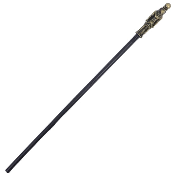 FENGGUIQU mystical egyptian staff Scepter Golden 1Pack for Costume Decoration Accessory