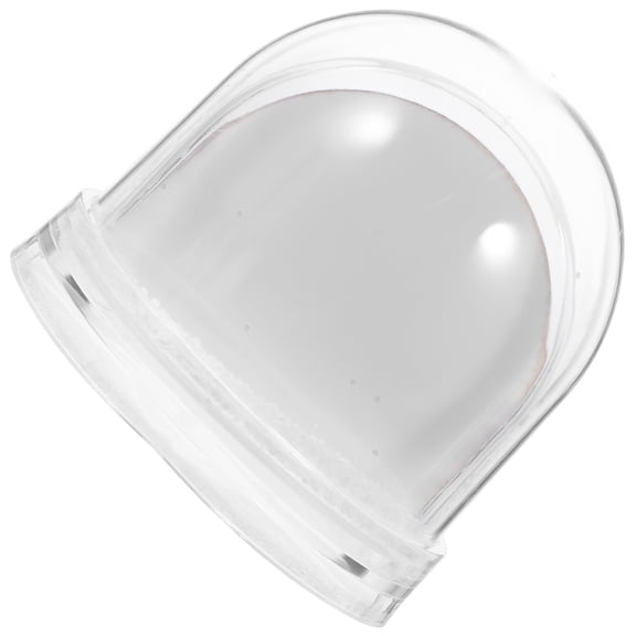 FENGGUIQU Transparent Photo Snow Globe with DIY Sublimation Insert for Unique Celebrations