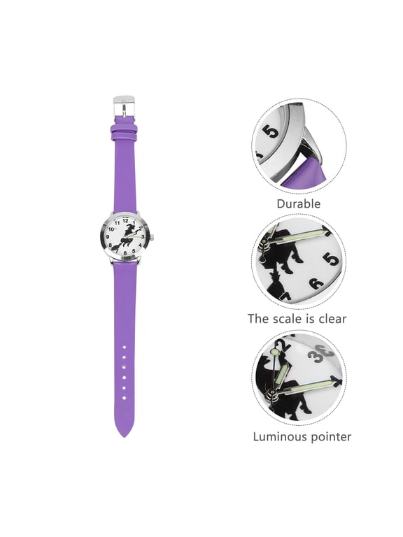 Quartz Wrist Watch, Round Alloy Case Casual Analog Timepiece, Easy-Read Everyday Fashion Accessory for Daily Wear, 1 Set