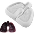 FENGLung Shaped Molds Resin Lung Mold for Epoxy Candy Molds Plaster