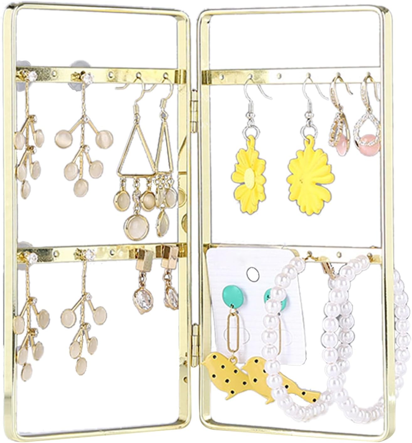 FENGMetal Jewelry Holder Jewelry Display Stand Necklaces and Hand Chain