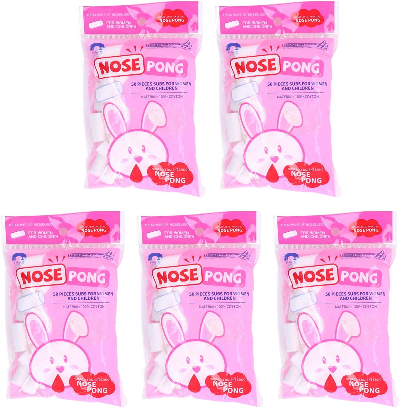 FENGNampons for Nose Bleeds, Children Nosebleed Stop Plugs, Soft ...