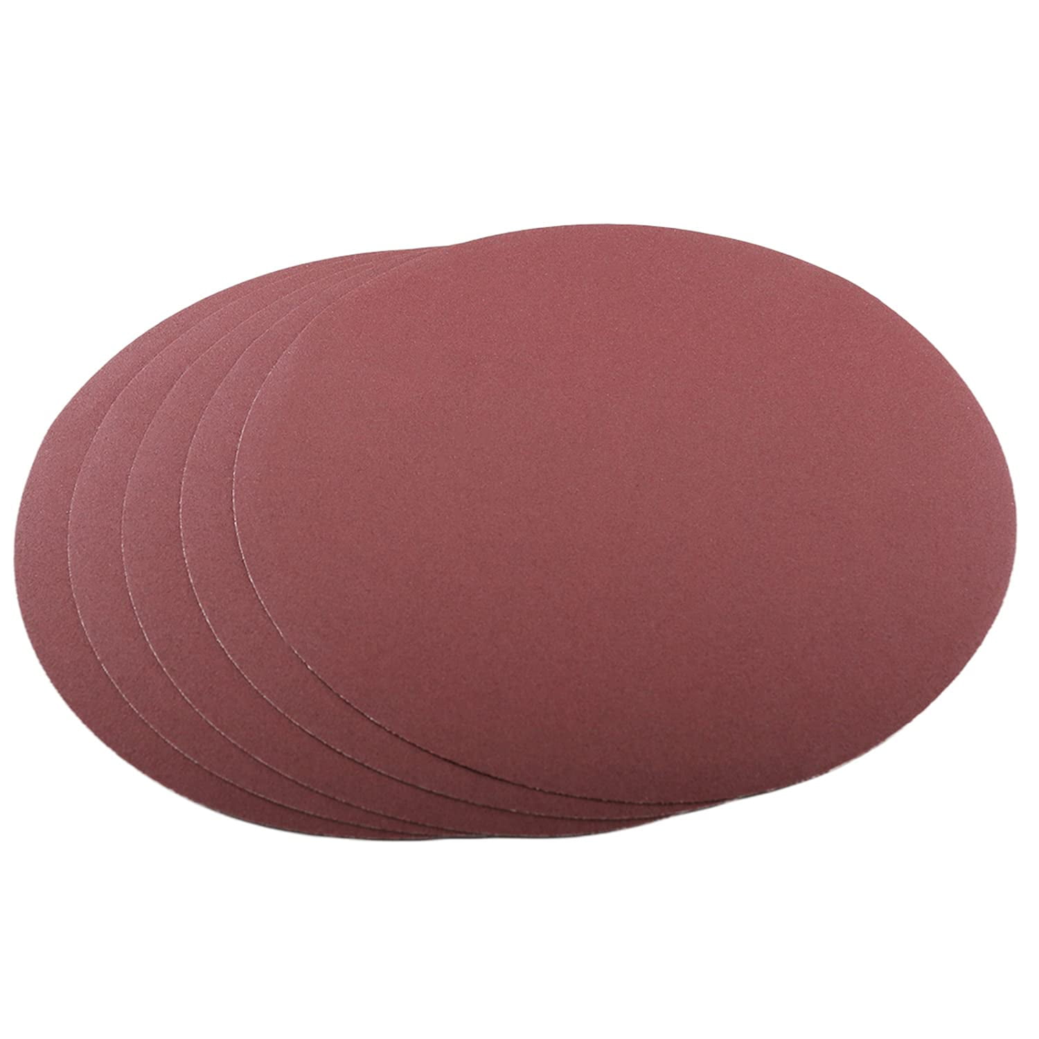 FENGPSA Sanding Discs, 9inch Self Stick Adhesive Back Sandpaper, 150 Grits NoHole Aluminum