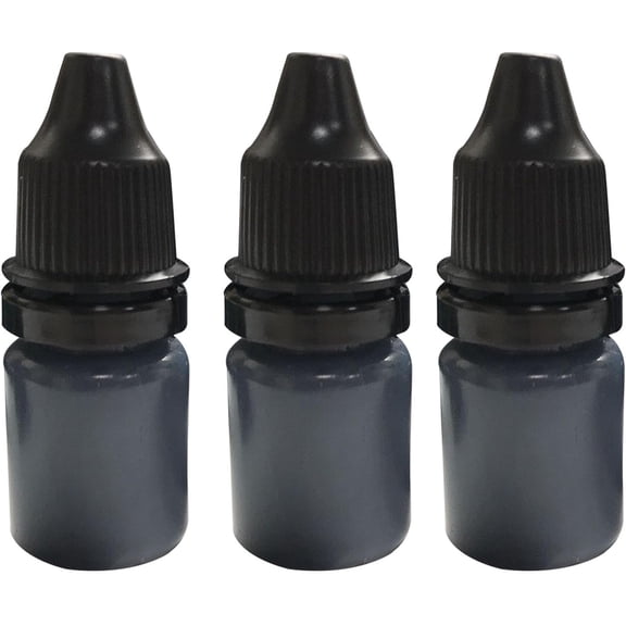 FENGRoller Stamp Refill Ink, 3 pcs Confidential Roller Stamp Refill, Identity Theft Protection Roller Stamps Ink, Identity Protection Ink Refill for Roller Stamp and ID Blackout Security-240527