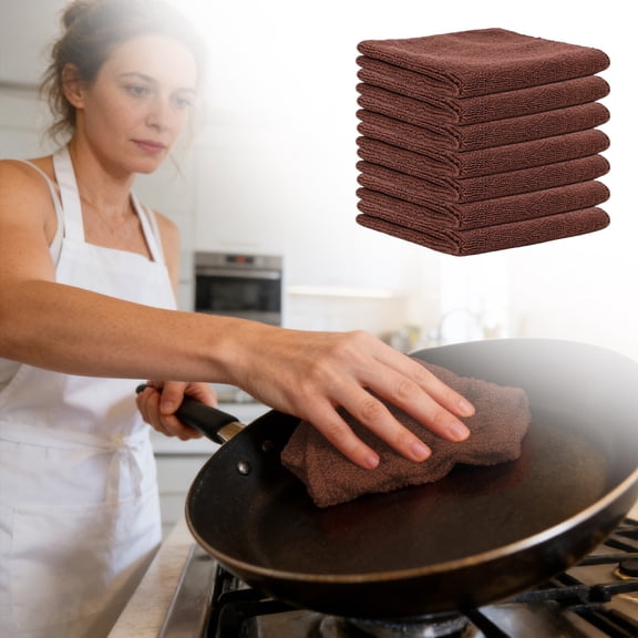 FENGSHUI Microfiber Cleaning Cloths,Kitchen Dish Cloths,Towels for Home, Reusable Dish Towels,Nonstick Oil Washable Fast Drying,Super Absorbent Cleaning Cloths for Cleaning Tableware,Kitchen,Bathroom