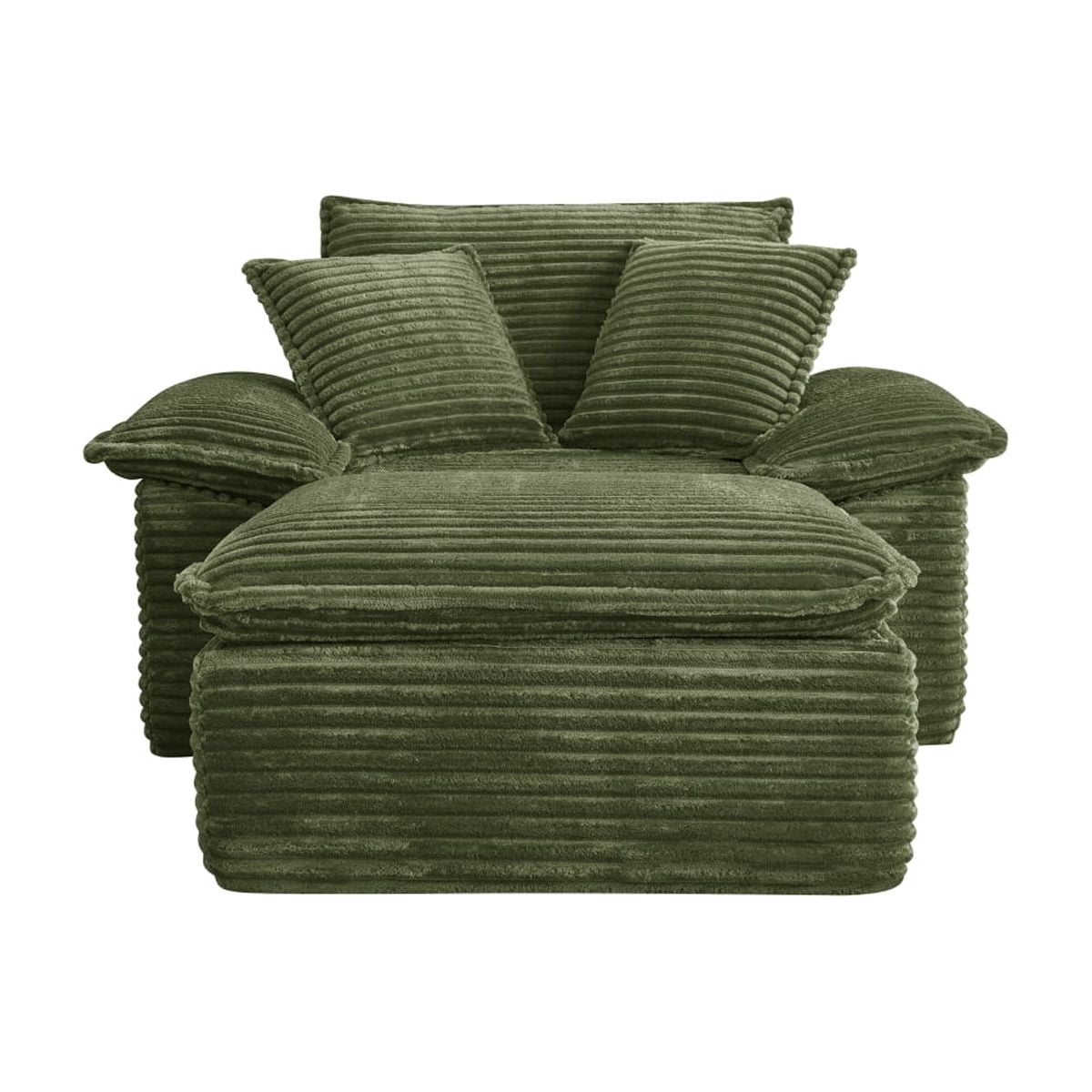 Sofa Layering FENGSHUO Deep Seat Sofa Chair and a Half Oversized Lounge Sofa with 2 ...