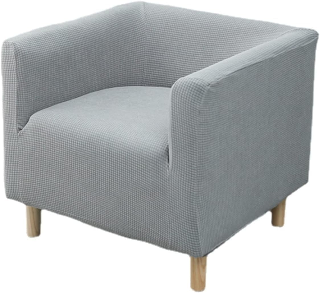 FENGStretch Square Small Single Sofa Covers Solid Color Club Chair