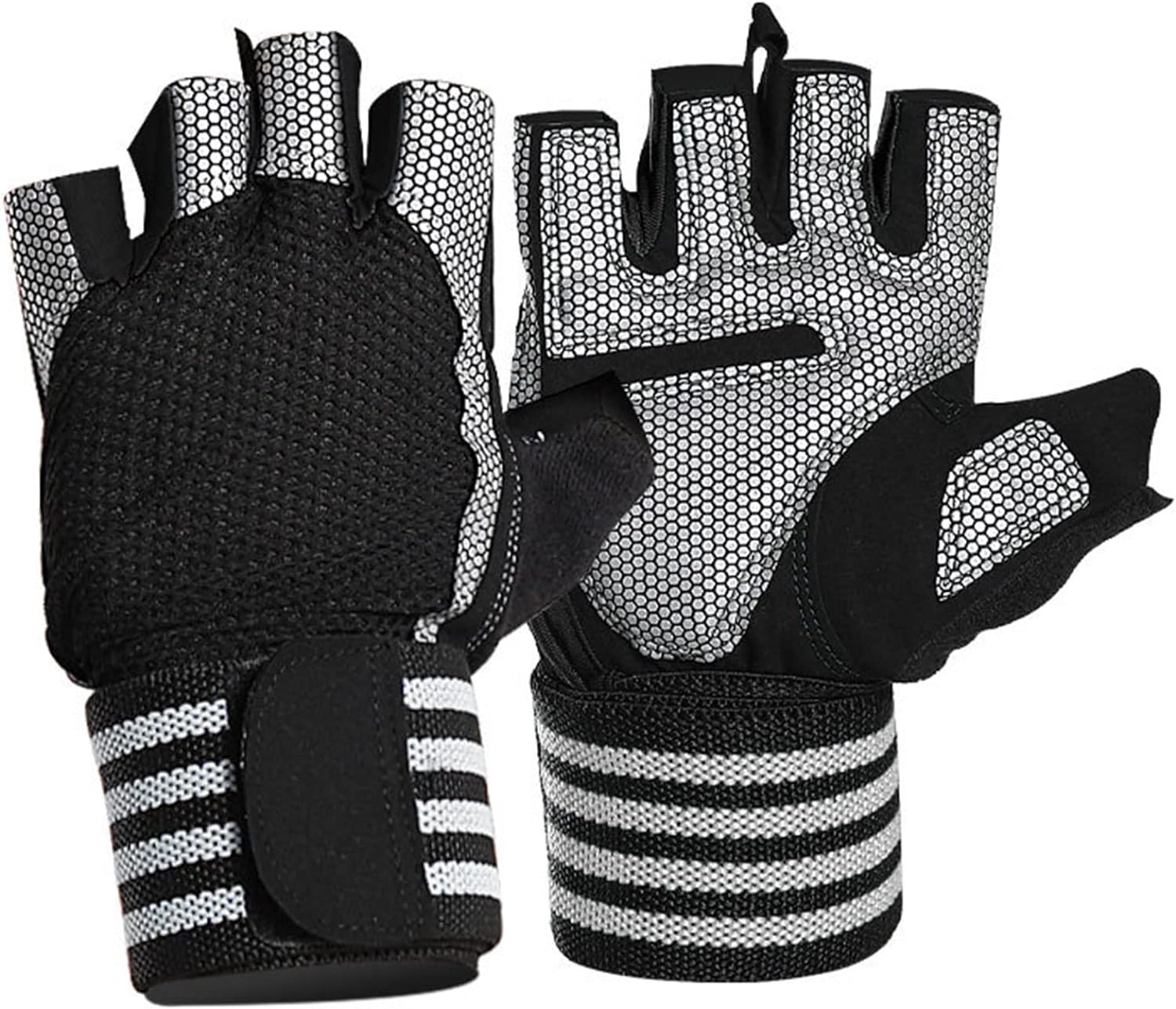 FENGWomen Men 1 Pair Training Gloves NonSlip Cycling Gloves Pull Up