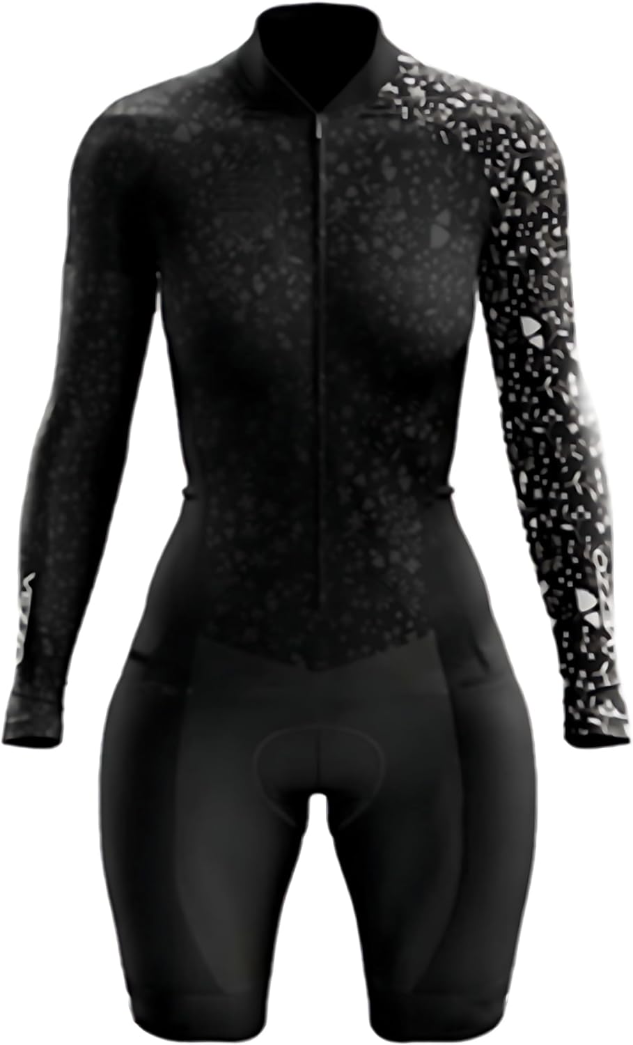 FENGWomen's Cycling Jersey Set Skinsuit One Piece Bike Shirts Bicycle