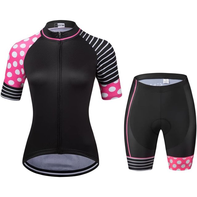 FENGWomen's Short Sleeve Cycling Jersey Jacket Cycling Shirt Quick Dry