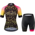 FENGWomen's Short Sleeve Cycling Jersey Jacket Cycling Shirt Quick Dry