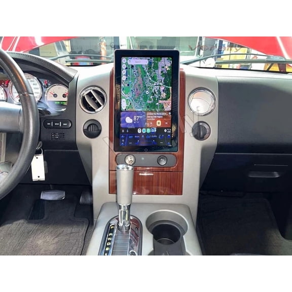 FENGXIH 10.1"4+64G CarPlay For Ford F-150 F150 2004-2008 Android 14 CarPlay Car Stereo Radio GPS Android Auto, Bluetooth MP5 Player + Backup Camera, FM Radio, Mirror Link, SWC