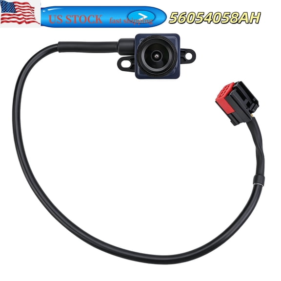 FENGXIH 170° Wide Angle Rear View Backup Camera 56054058AH with Night Vision, Waterproof & Parking Guide Lines, Compatible with Chrysler 300 2011-2020