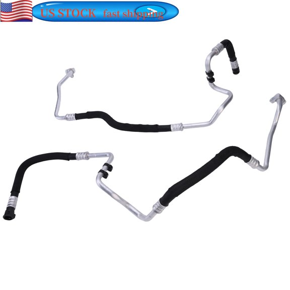 FENGXIH 2Pcs Engine Oil Cooler Line Set Engine Oil Pipe Assembly for BMW F07 F12 F13 F02 550i 650i 750Li N63 2009-2013,17227589510, 17227589509