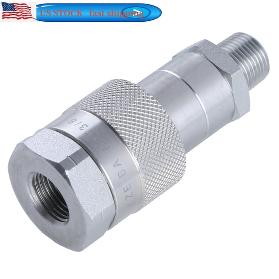 FENGXIH 3/8 High Pressure Hydraulic Jack Quick Coupler Set 10k PSI, Enerpac C604