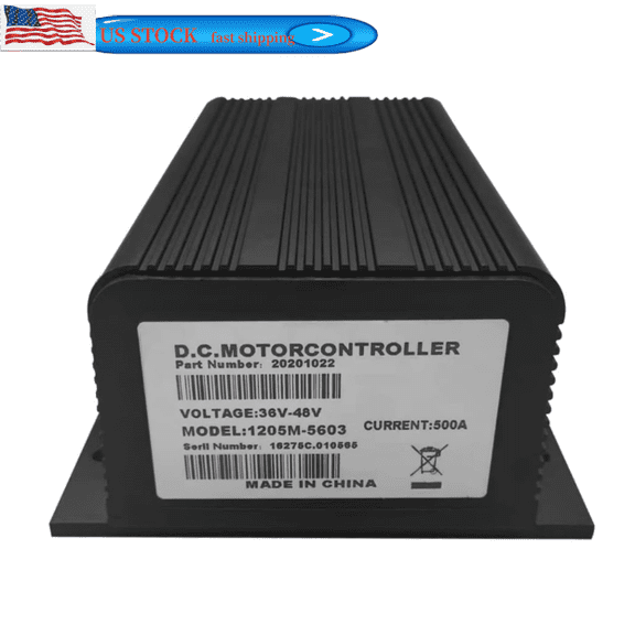 FENGXIH 36V 400A ITS Inductive Throttle Speed Controller 73060G01 / 1205-117, Replacement for Curtis P1205M-5603, Fits 1995-2004 EZGO TXT, Shuttle 950, XI-875