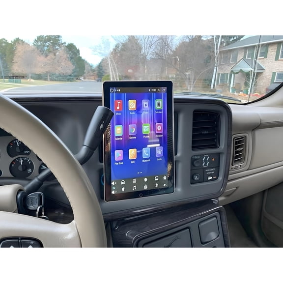 FENGXIH 4+64G Double Din Android 14 Car Stereo For GMC Sierra 2003-2006 - 10.1in Screen, Wireless CarPlay/Android Auto, GPS Nav FM Radio, SWC & Backup Camera