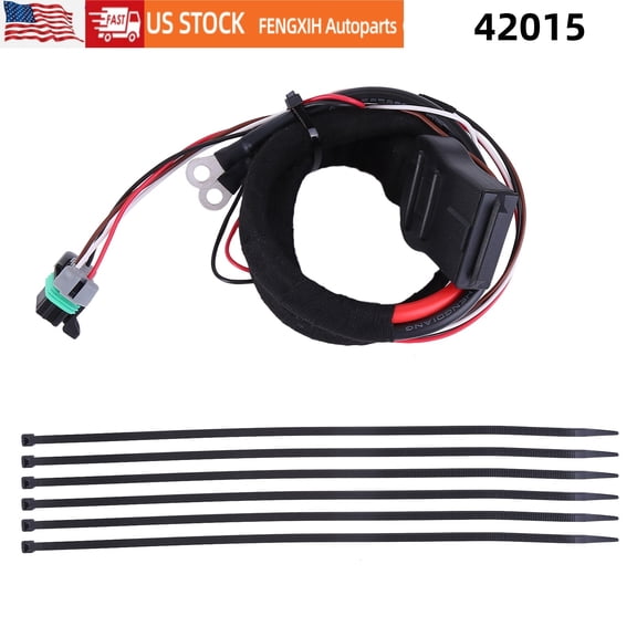 FENGXIH 42015 Fleet Flex Plow Side Power + Ground 4 Pin Cable Compatible for Western Fisher