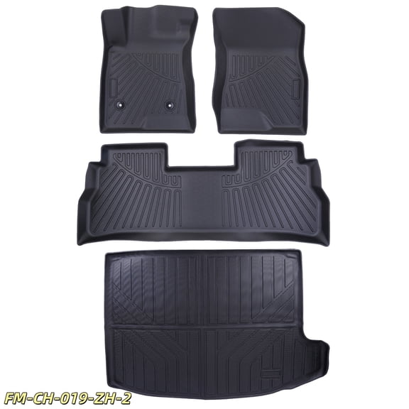 FENGXIH 4Pcs Heavy Duty Car Floor Mats Waterproof Automotive Liners Compatible for Chevrolet Trax LS/RS/LT/RS/ACTIV 2024-2025 Replaces FM-CH-019-ZH-2