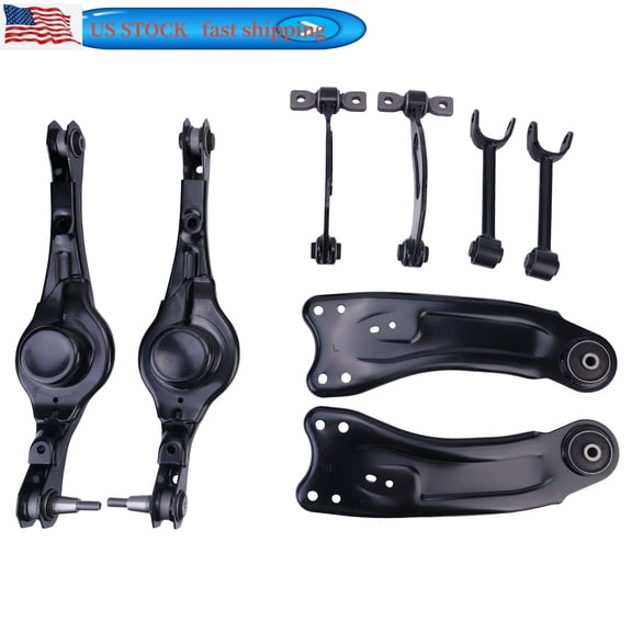 FENGXIH 8PCS Rear Upper Lower Suspension Control Arm Kit for Ford Edge Lincoln MKX 2011-2015, CMS401244, CMS401140, CMS401141, CMS401133, CMS401134, CMS401144