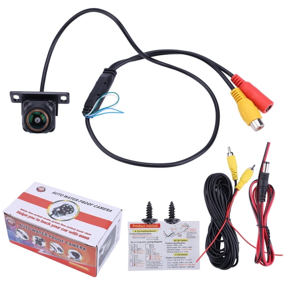 FENGXIH AHD 1080P Backup Camera with Adjustable Fisheye Lens IP68 Waterproof Night Vision CCD Camera 170 Degree Wide View