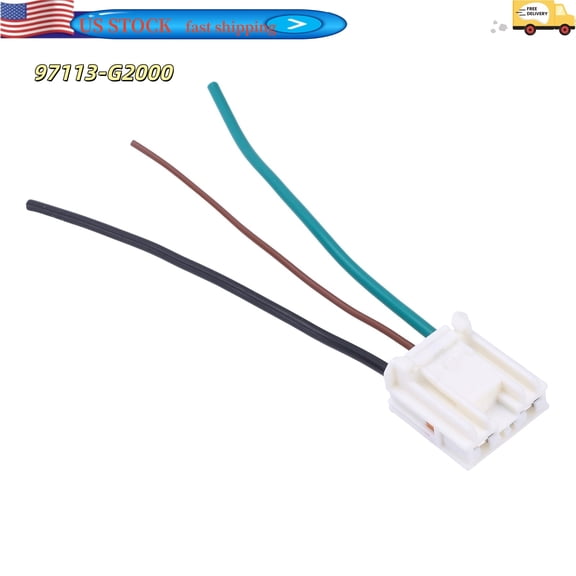 FENGXIH Car Blower Motor Connector Harness Direct Replacement HVAC System Blower Motor Connector Compatible for Kia Forte 2018-2024 Replace 97113-G2000