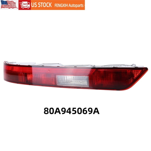 FENGXIH Lower Tail Fog Brake Lamp Left Driver Rear Bumper Light Compatible for Audi Q5 2018-2021