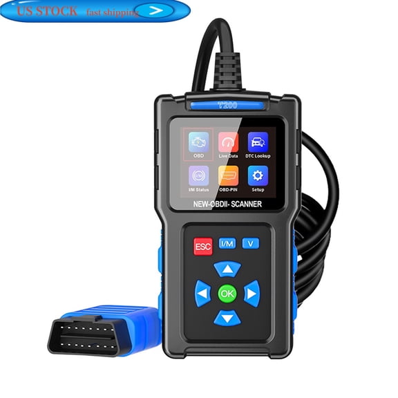FENGXIH OBD2 Scanner Diagnostic Tool for Cars That Check Engine Light Emissions Readiness Read and Clears Vehicle Error Codes for All OBD II Protocol Vehicles