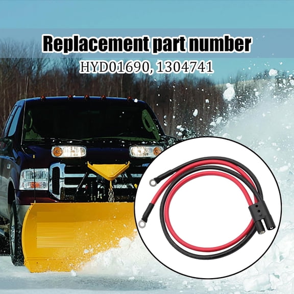 FENGXIH Power Ground Cable Compatible for Boss Snow Plows Replace 1304741 HYD01690