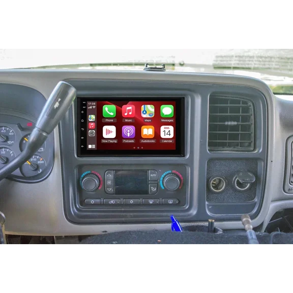 FENGXIH Wireless CarPlay Android Auto Android 13 Car Stereo for Cadillac Escalade 2003-2006, 7in HD Touchscreen 2+32G GPS + Bluetooth/WiFi + SWC