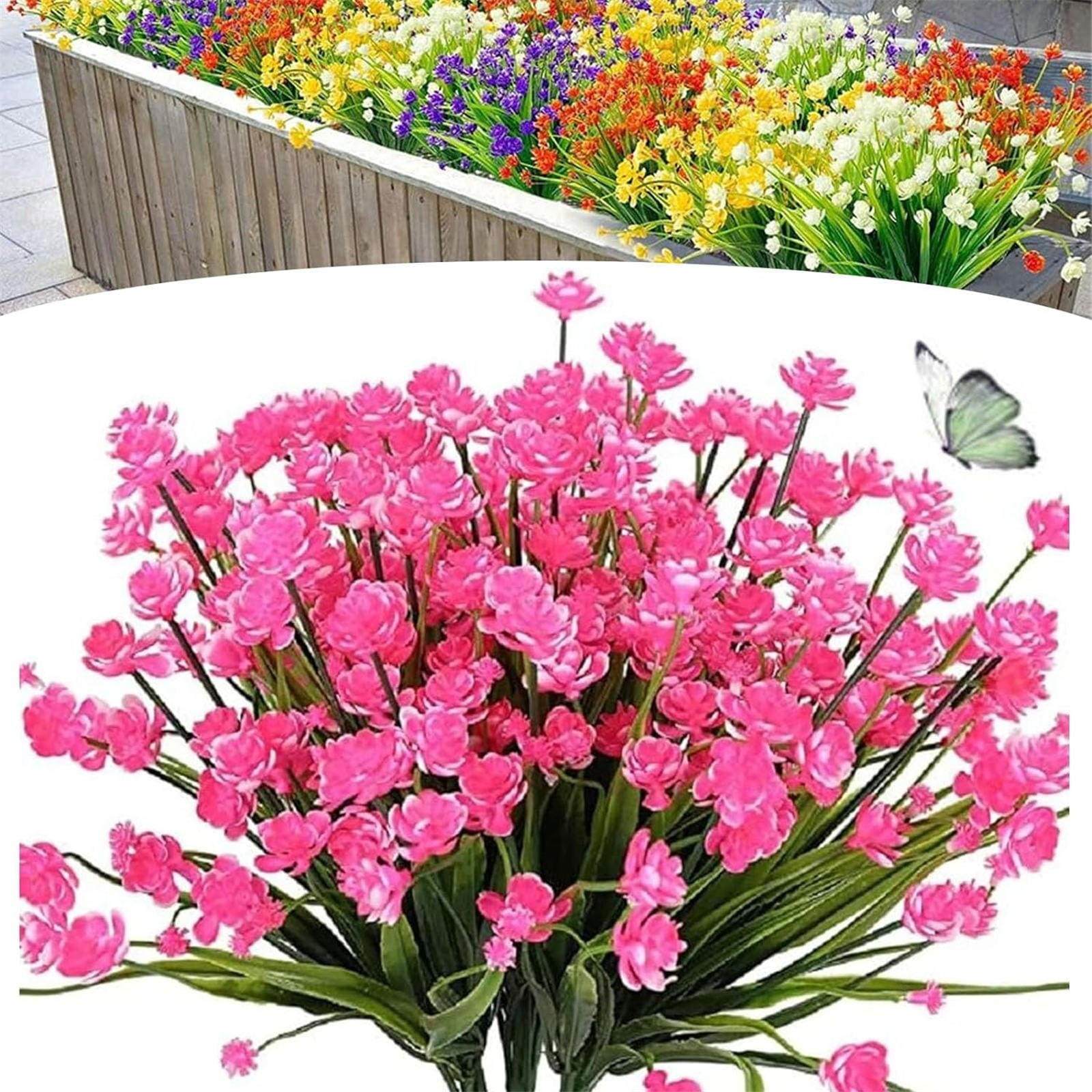 FENGYIKEJI Artificial flowers,Clearance Outdoor Artificial Flowers