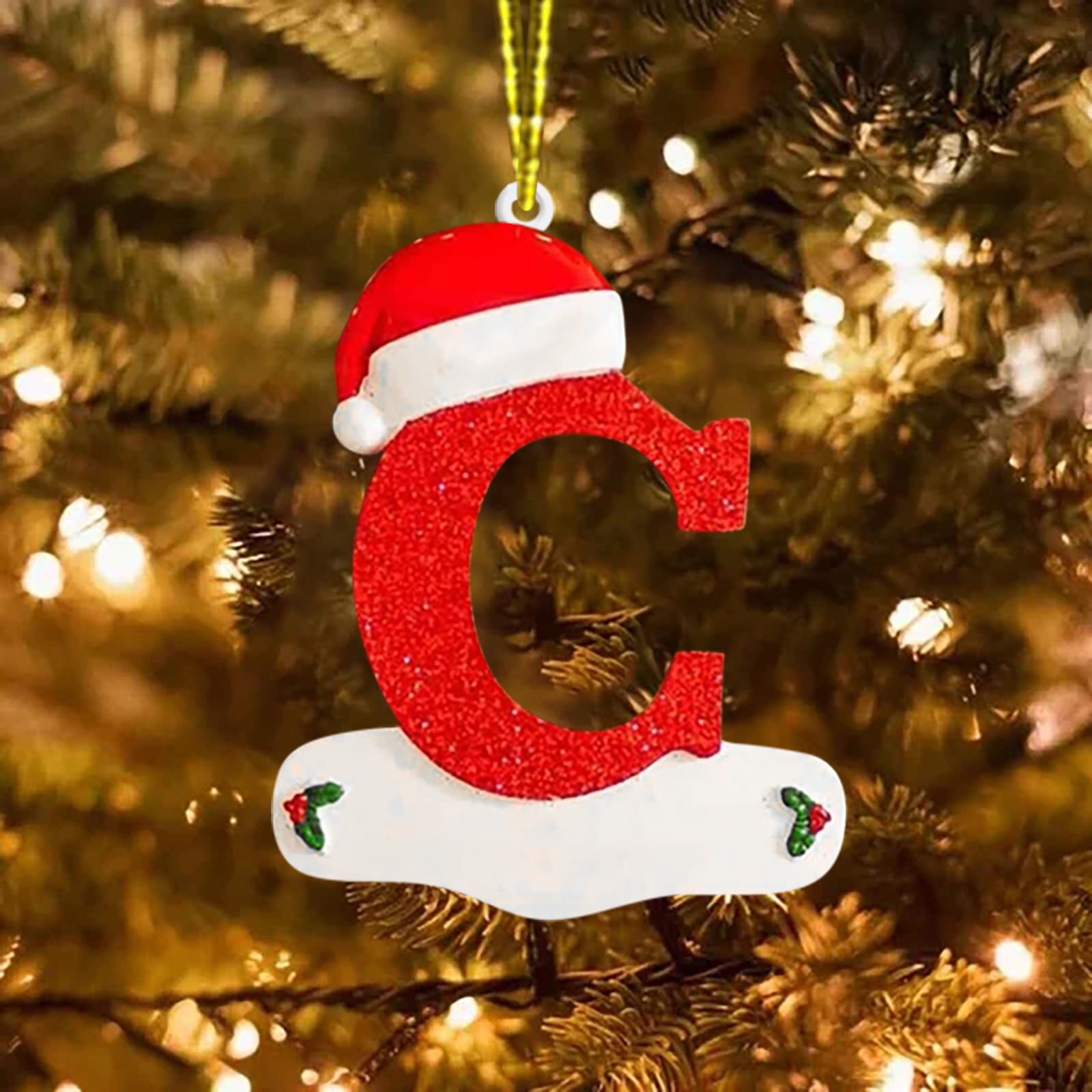 FENGYIKEJI Christmas Letter Ornaments,Clearance Christmas Alphabet