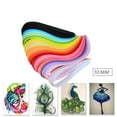 FENGYIKEJI Office Craft Stationery,260PCS 26 Colours Quilling Strips
