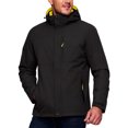 thumbnail image 1 of FENGYOU Mens Outdoor Windproof Waterproof Jacket Lightweight Breathable Hooded Shell Coat for Spring Autumn Hiking Travel Yellow 3XL, 1 of 7