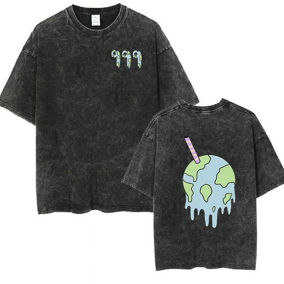 FENGZAN Juice T-shirt Wrld Crewneck cotton vintage rapper summer sweatshirt