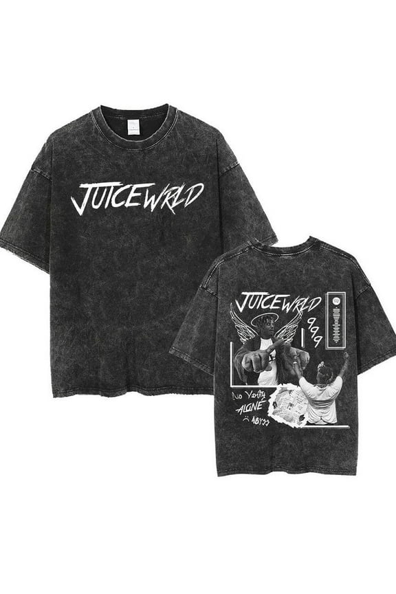 Juice T-shirt Wrld Crewneck cotton vintage rapper summer sweatshirt