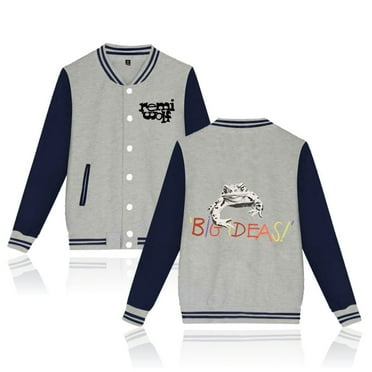FENGZAN Remi Wolf Merch Big Ideas Baseball Jacket 2024 Tour Album Unisex Long Sleeve