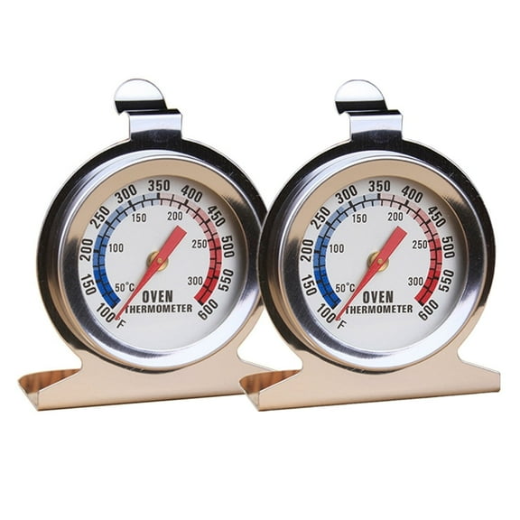 FENKON Stainless Steel Analog Oven Thermometer, 2 Count