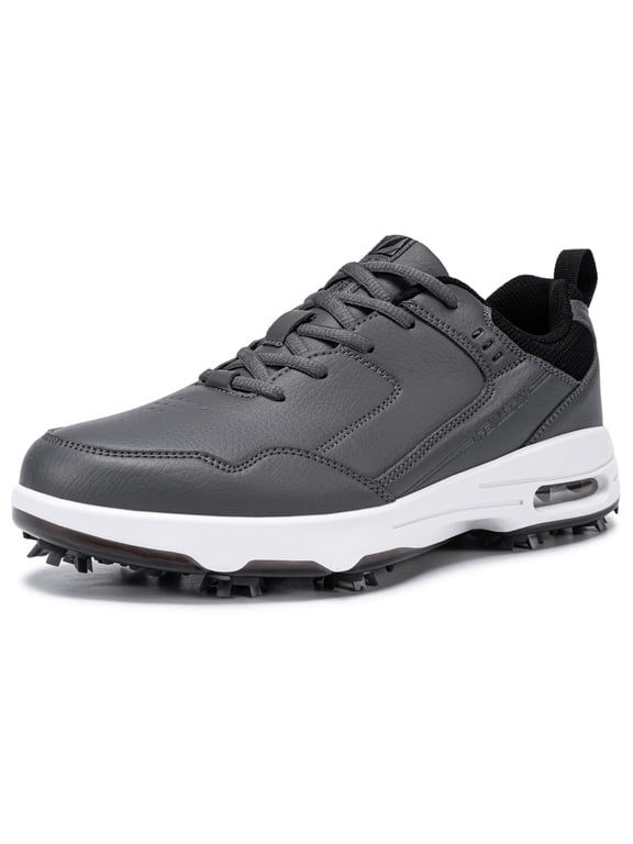 Men's Shoes Arch Support Golf Shoes, Medium Round Toe, Gray, 10.5 US Men