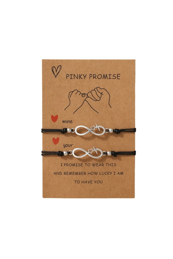 1 Pair Handmade Bracelet Adjustable Rope Bracelet Friendship Bracelets Cotton Anklets Suitable for Various Occasion