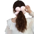 thumbnail image 1 of FENOHREFE 3D Flower Hair Scrunchies Thick Updo Oversized Hair Scrunchy Elegant Hair Rope Scrunchies Women Ponytail Holder, 1 of 8