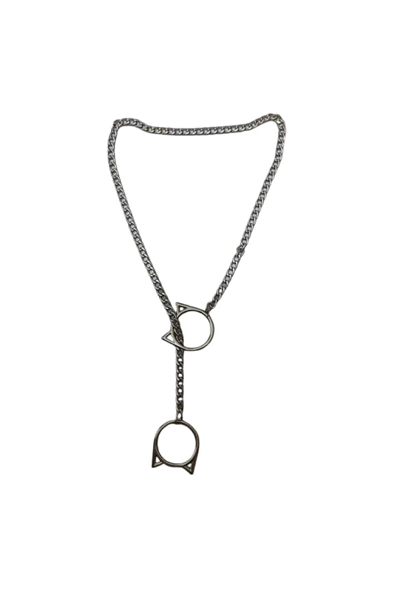 Adjustable Cats Face Pendant Necklace Pull Chain Necklace Fashion Neck Jewelry Stylish Neck Chain Alloy Texture for Woma