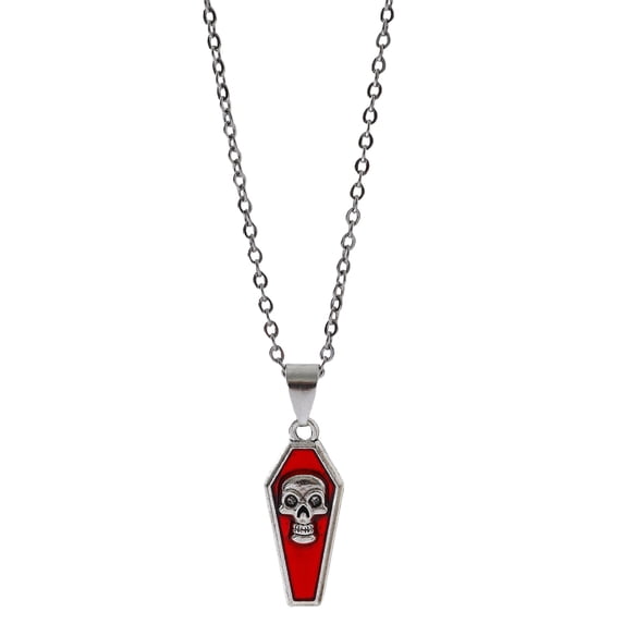 FENOHREFE Adjustable Length Neckchain Metal Pendant Necklace Unisex Streetwear Accessory Hip Hop Choker Jewelry for Men and Women