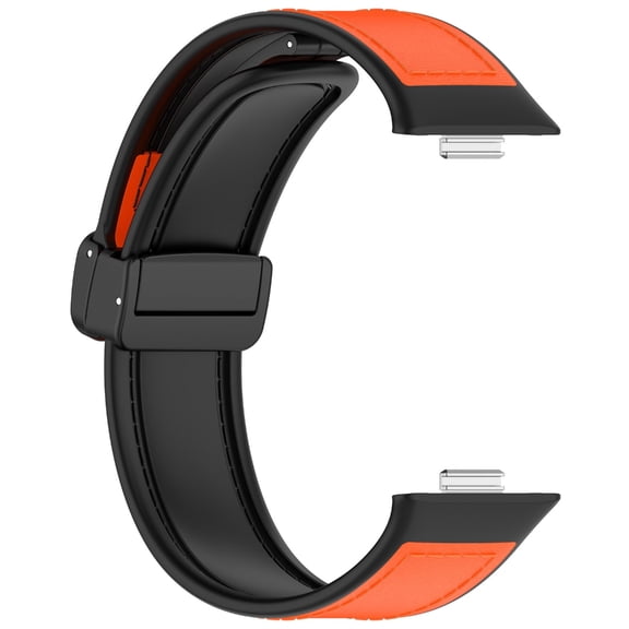 FENOHREFE Adjustable Silicone Watch Band Versatile Magnetic Clasp Watch Strap Replacement Watch Band for Smartwatches fit 3