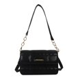 thumbnail image 1 of FENOHREFE All-matching Shoulder Bag for Women PU Leather Handbag Solid Color Crossbody Bag Female Shopping Bag Small Bag, 1 of 8