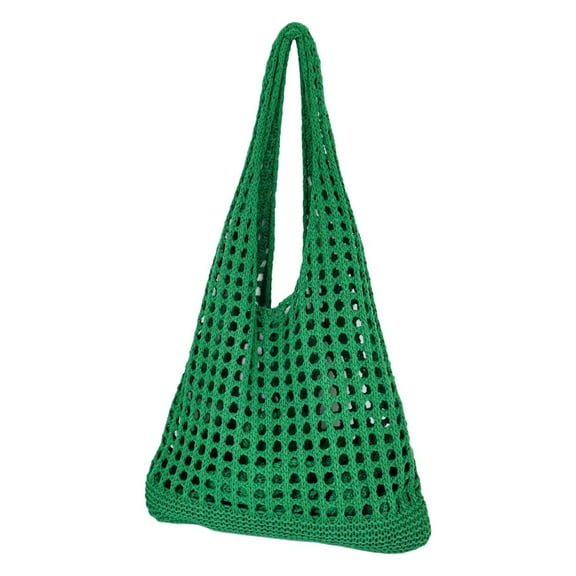 FENOHREFE Beach Bag Shoulder Bags Crochet Knitted Fashion Versatile Bag for Girl Trendy Fashion Hollow Out Bag Large Capacity
