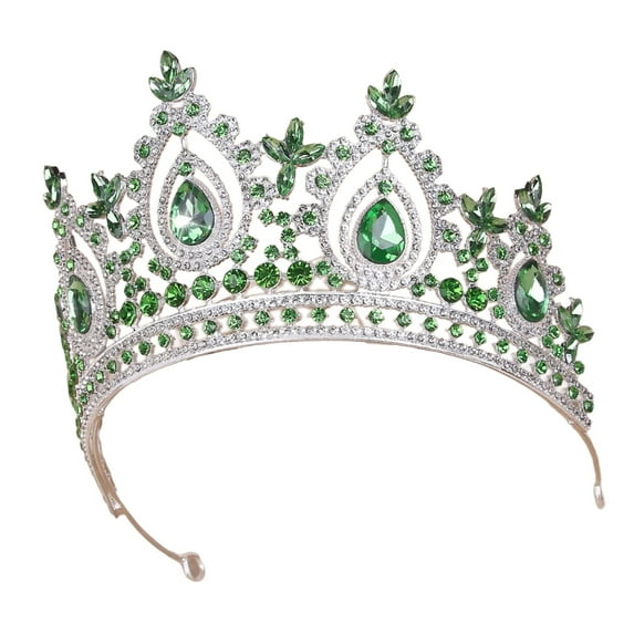 FENOHREFE Bridal Rhinestones Crowns Princesses Crowns Headbands Wedding Crystal Headwear for Birthdays and Holidays
