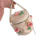 thumbnail image 1 of FENOHREFE Bucket Bag Crochet Shoulder Bag Knitted Beach Bucket Bag Crossbody Bucket Bag Handbag Purse for Girl Dating Travelig, 1 of 8